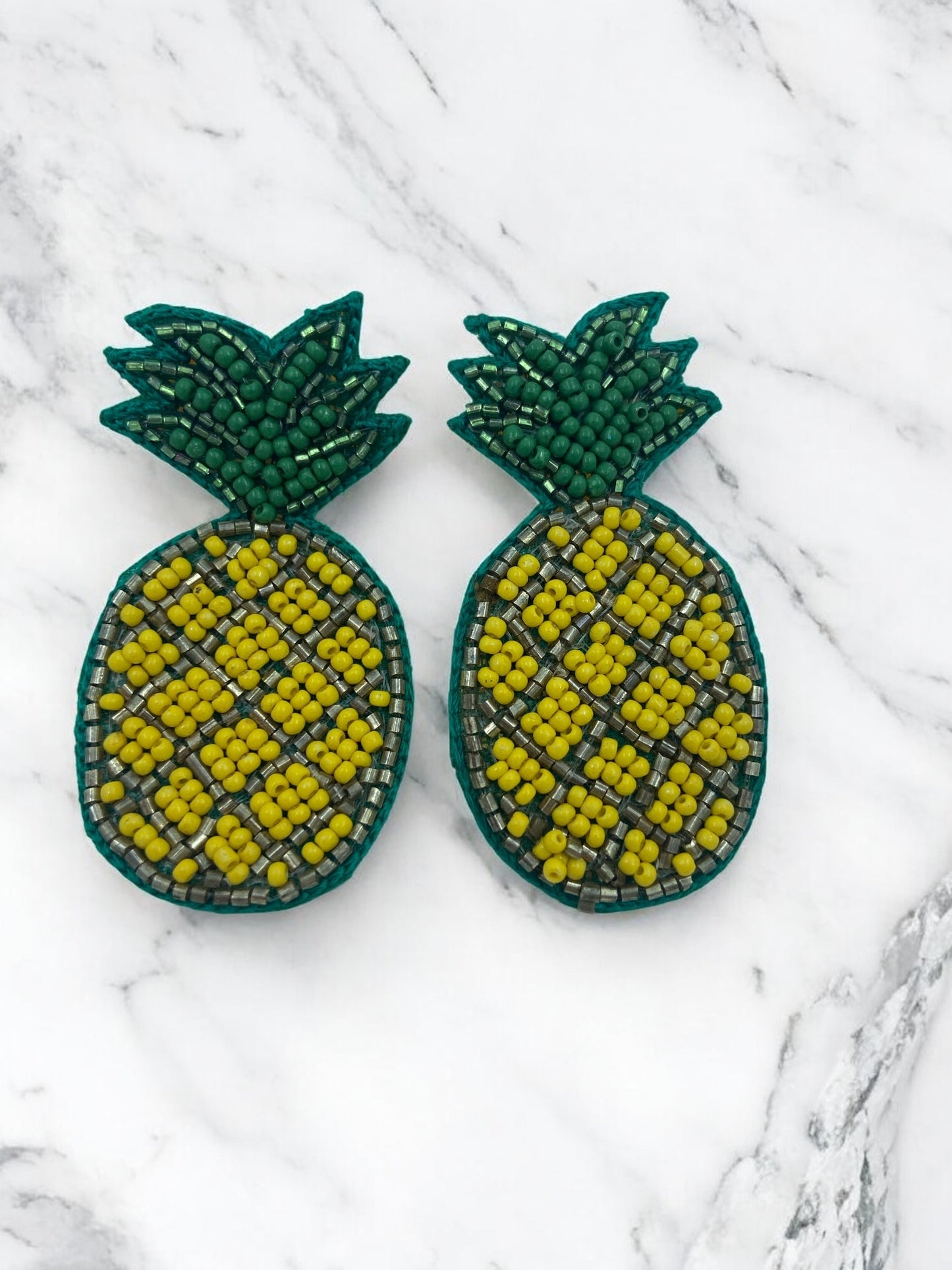 Piña – Pineapple earrings for the tropical one