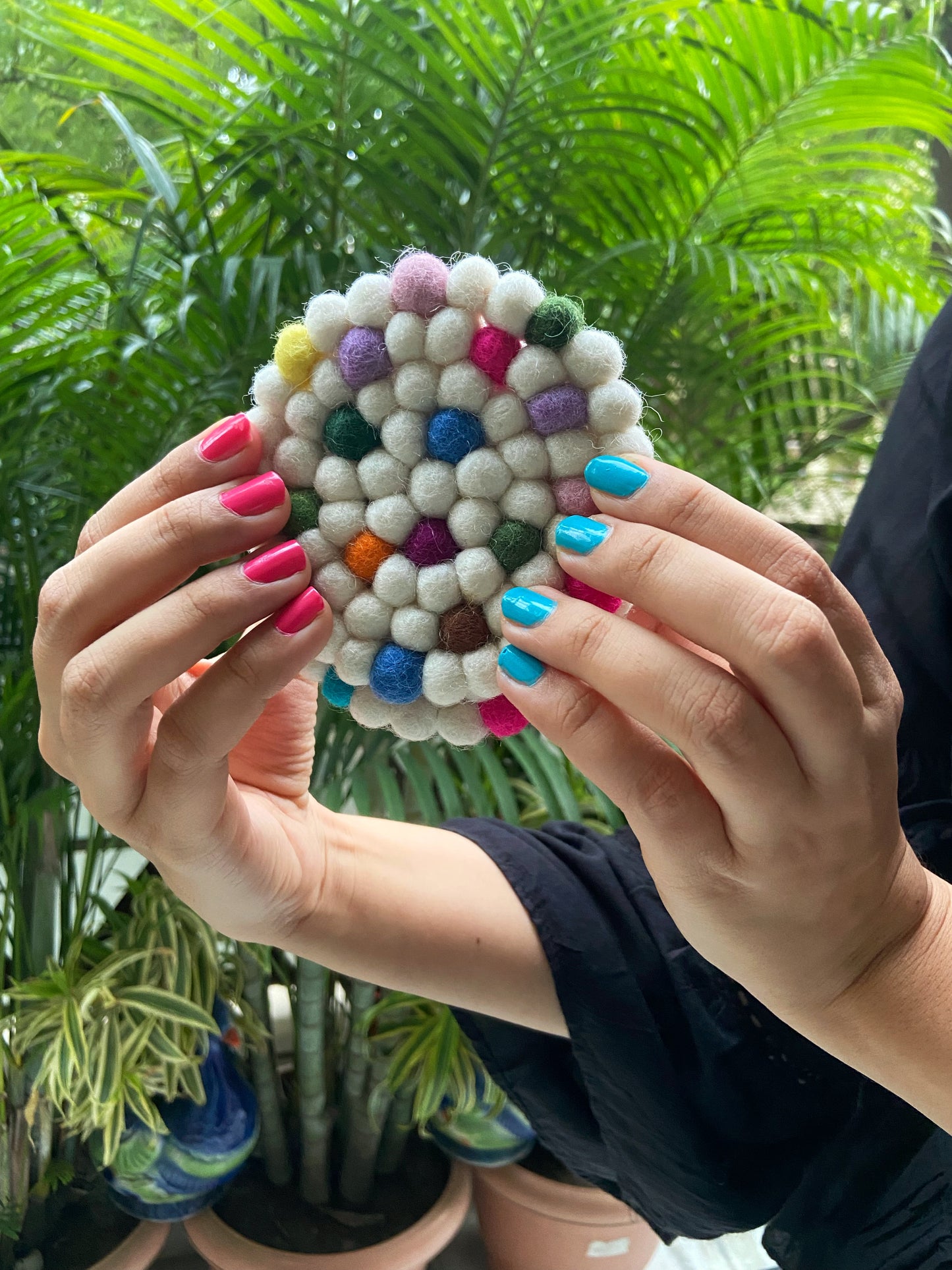 Felt Ball Coasters