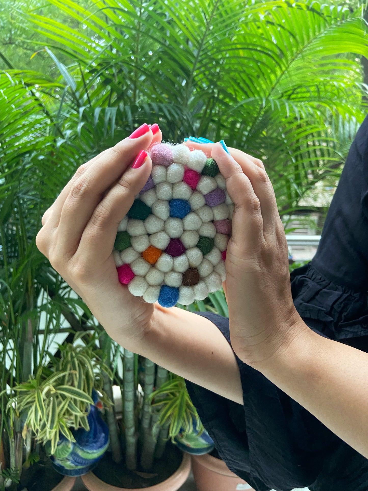 Felt Ball Coasters