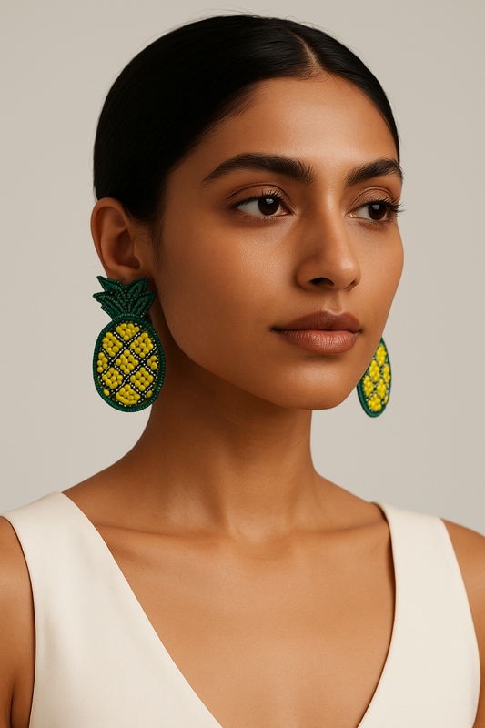 Piña – Pineapple earrings for the tropical one