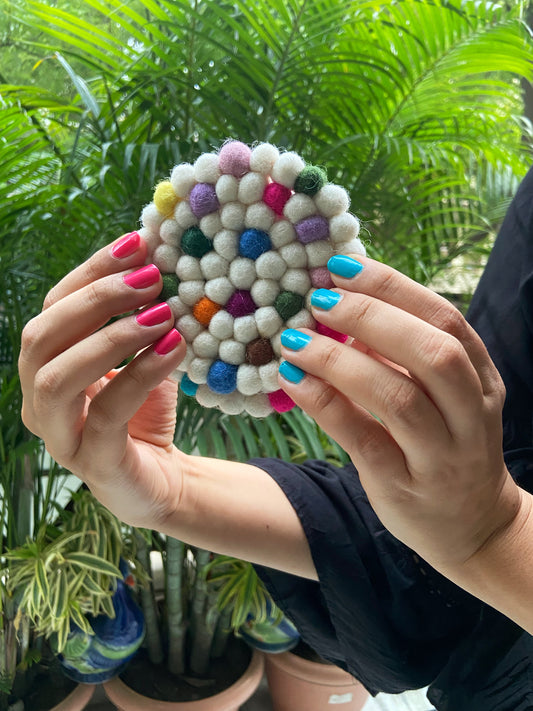 Felt Ball Coasters